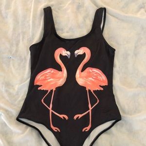 Brand New Flamingo body suit